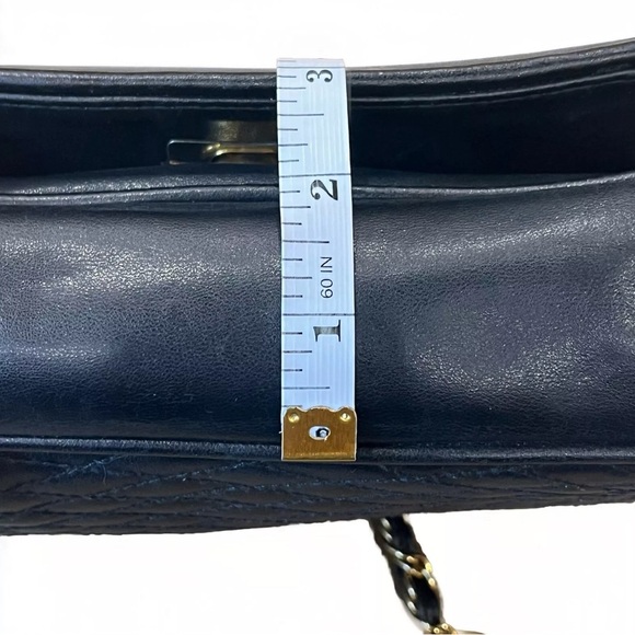 Ande Quilted Womens Crossbody Twist Lock Handbag EUC - Picture 7 of 8